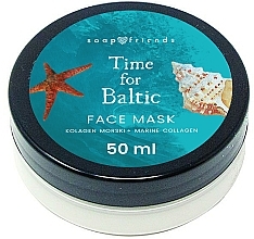 Maska do twarzy Kolagen morski - Soap&Friends Time For Baltic Face Mask — Zdjęcie N1