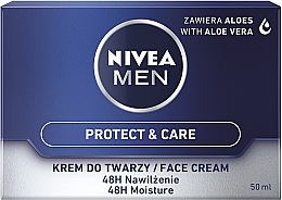 Intensywnie nawilżający krem do twarzy dla mężczyzn - Nivea Men Protect & Care Face Cream — Zdjęcie N1