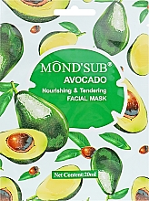 Kup Maska do twarzy Awokado - Mond'Sub Nourishing & Tendering Facial Mask Avocado