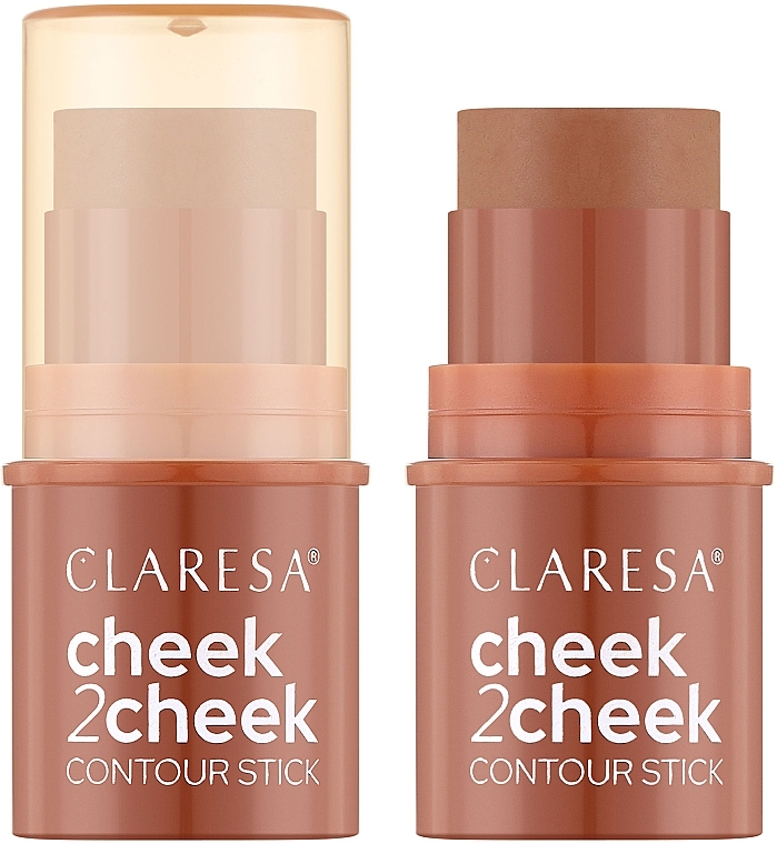 Kremowy bronzer w sztyfcie - Claresa Cheek2cheek Contour Stick — Zdjęcie N1