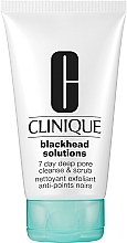 Kup Peeling do twarzy do głębokiego oczyszczania porów - Clinique Blackhead Solutions 7 Day Deep Pore Cleanser & Scrub