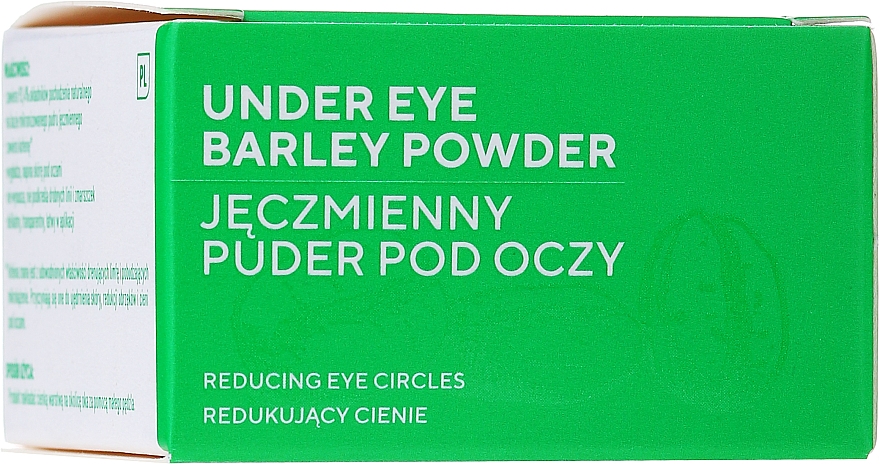 Jęczmienny puder pod oczy - Ecocera Under Eye Barley Powder  — Zdjęcie N2