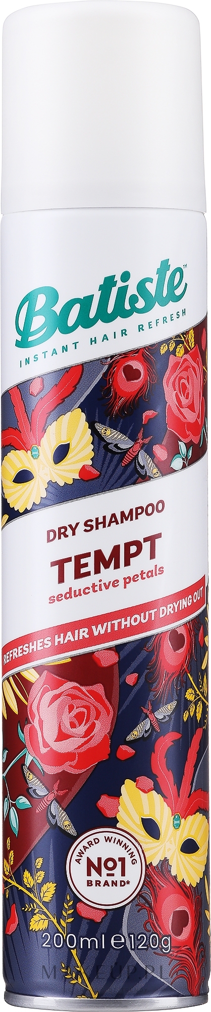 Suchy szampon do włosów - Batiste Tempt Dry Shampoo — Zdjęcie 200 ml