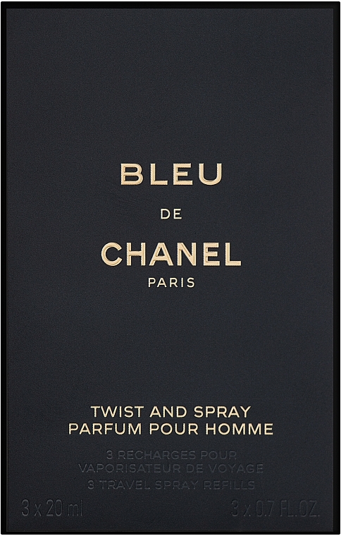 Chanel Bleu de Chanel Parfum Zestaw (parfum 20 ml x 3)