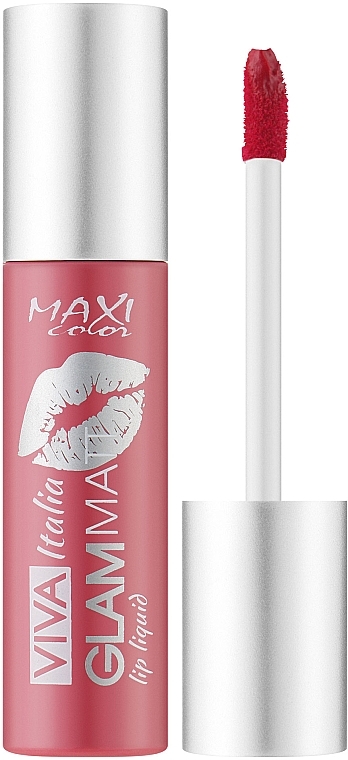 Matowa szminka w płynie do ust - Maxi Color Viva Italia Glam Matt Lip Liquid