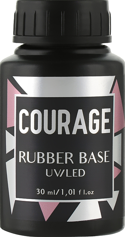 Gumowa baza pod lakier hybrydowy - Courage Rubber Base — Zdjęcie N2