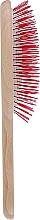 Szczotka pętelkowa do włosów i skóry głowy - Acca Kappa Protection Beech Wood Looped Nylon Oval Soft Brush — Zdjęcie N2