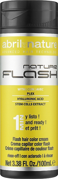 Maska do włosów z pigmentem - Abril et Nature Nature Flash Hair Color Cream — Zdjęcie N2