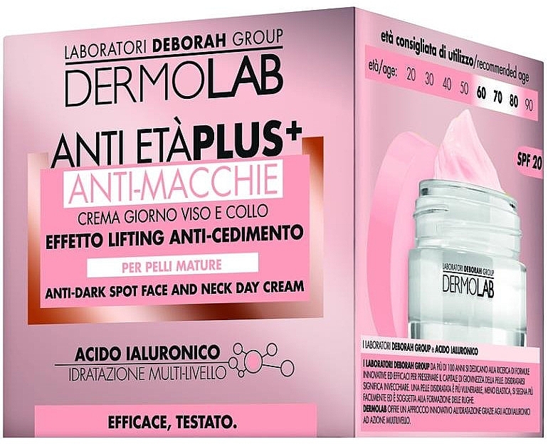 Krem na dzień do twarzy i szyi - Deborah Dermolab Anti-Dark Spot Cream — Zdjęcie N1