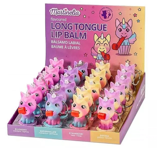 Balsam do ust Jednorożec, marshmallow - Martinelia Unicorn Tongue Lip Balm  — Zdjęcie N2
