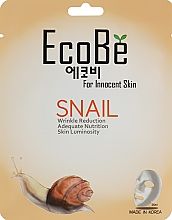 Kup Maska z tkaniny na twarz Ślimak - Eco Be Snail Mask