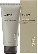 Delikatny niepieniący się krem do golenia - Ahava Men Time To Energize Foam Free Shaving Cream — Zdjęcie N2