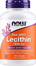 Naturalna lecytyna w kapsułkach wspomagająca wydolność fizyczną i umysłową - Now Foods Non-GMO Lecithin — Zdjęcie N1