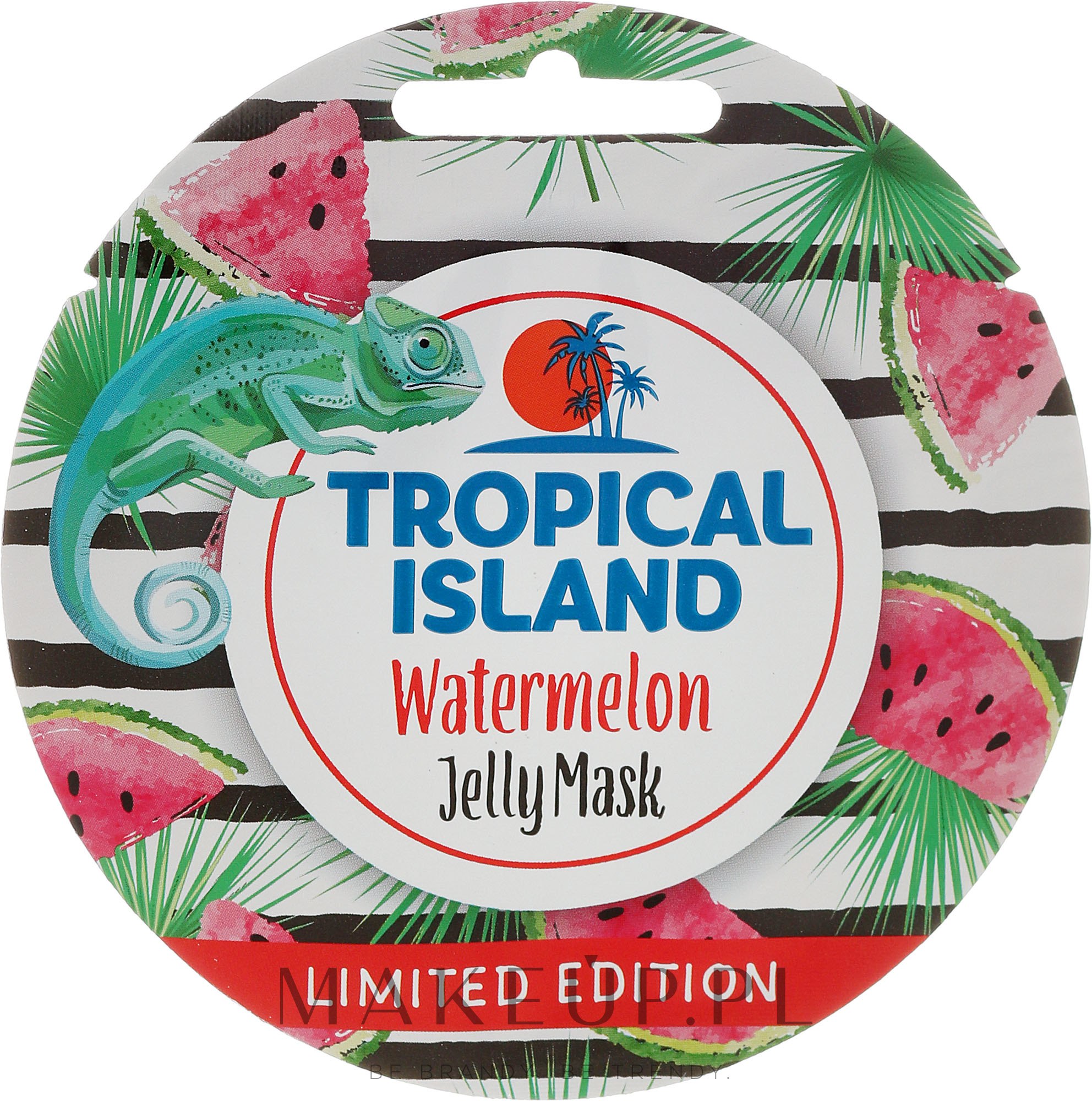 Żelowa maska do twarzy Arbuz - Marion Tropical Island Watermelon Jelly Mask — Zdjęcie 10 g