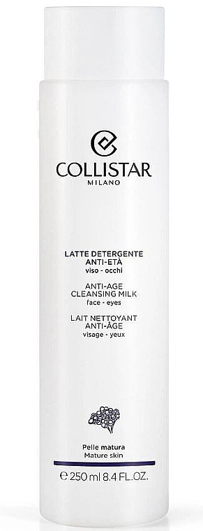 Mleczko oczyszczające przeciwdziałające oznakom starzenia - Collistar Anti-Age Cleansing Milk  — Zdjęcie N1