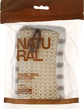 Gąbka do kąpieli - Suavipiel Natural Ramie Sisal and Cotton Sponge — Zdjęcie N3
