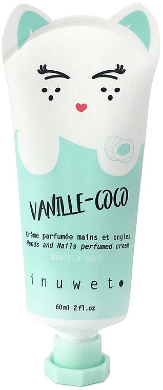 Krem do rąk Wanilia i kokos - Inuwet Little Cat Hand Cream Vanilla Coco — Zdjęcie N1