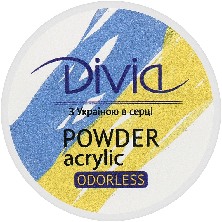 Bezwonny proszek akrylowy - Divia Acrylic Powder Odorless Di1803 — Zdjęcie N1