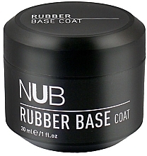 Baza kauczukowa pod lakier hybrydowy - NUB Rubber Base Coat — Zdjęcie N1