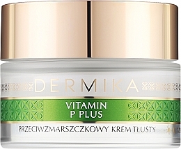 Krem przeciwzmarszczkowy tłusty - Dermika Vitamin P Plus Face Cream — Zdjęcie N1