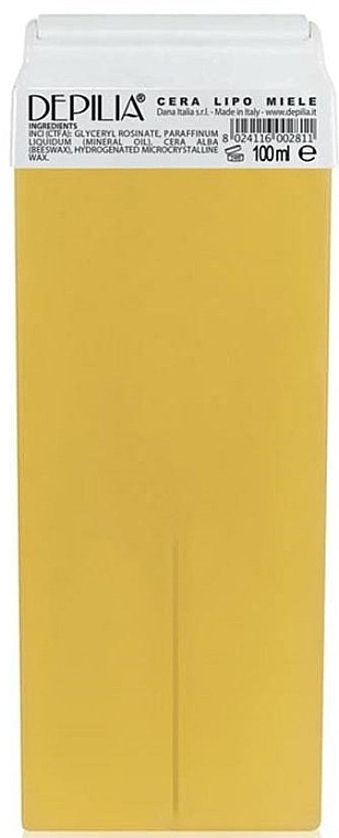 Wosk do depilacji w kartridżu Miód - Depilia Roll-On Wax Honey — Zdjęcie N1