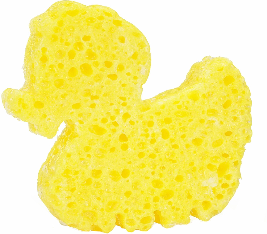 Gąbka pod prysznic wielokrotnego użytku dla dzieci Kaczka - Spongelle Animals Sponge Duck Body Wash Infused Buffer — Zdjęcie N3