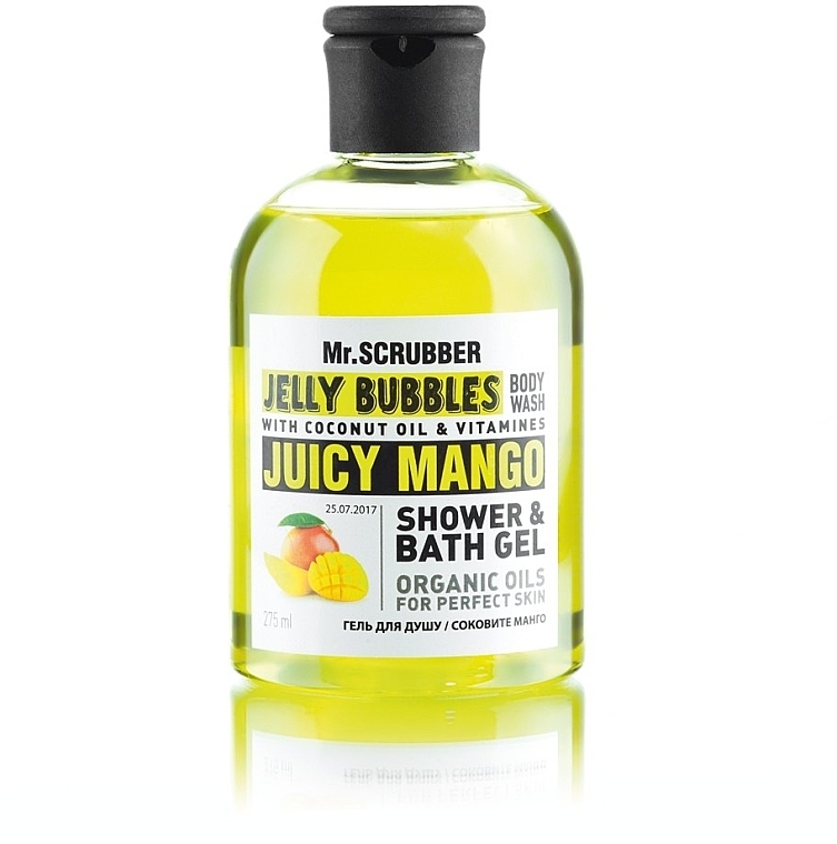 Żel pod prysznic - Mr.Scrubber Jelly Bubbles Juicy Mango Shower & Bath Gel — Zdjęcie N2