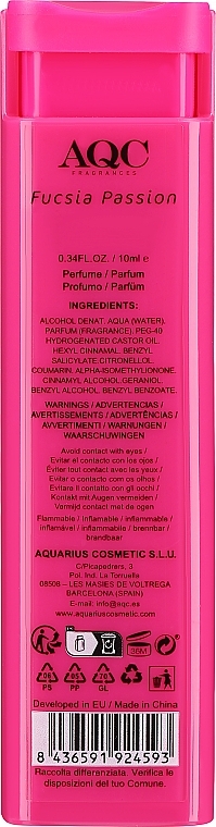 AQC Bliss Fucsia Passion - Woda toaletowa — Zdjęcie N2