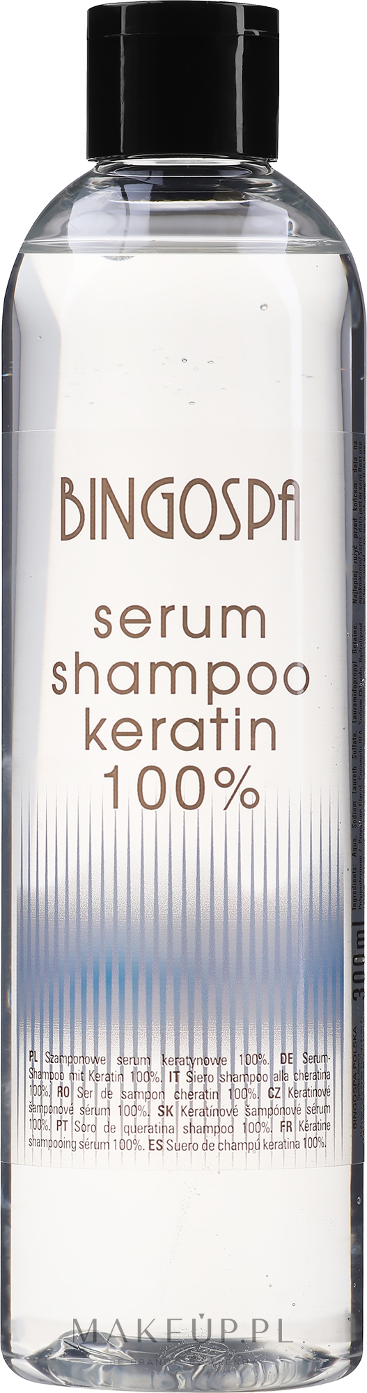 Szampon-serum 100% keratyna - BingoSpa Serum Shampoo Keratin 100% — Zdjęcie 300 ml