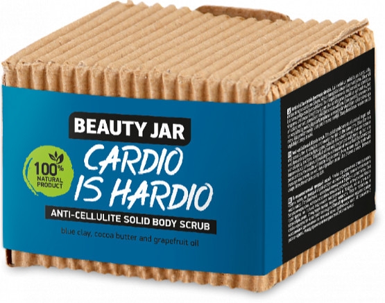 Antycellulitowy peeling do ciała - Beauty Jar Cardio Is Hardio Anti-Cellulite Solid Body Scrub — Zdjęcie N1