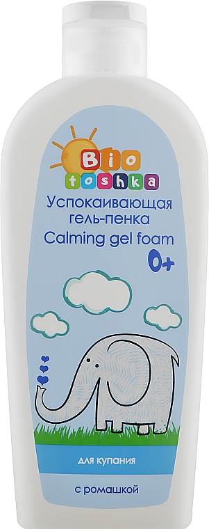 Rumiankowa pianka do kąpieli, od pierwszych dni życia - Bioton Cosmetics Biotoshka No-tears Shampoo — Zdjęcie N1