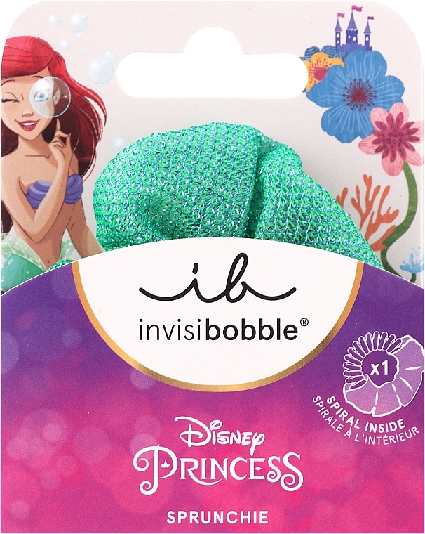Gumka-bransoletka do włosów - Invisibobble Sprunchie Kids Disney Ariel — Zdjęcie N1