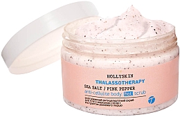 Kup Rozgrzewający scrub antycellulitowy do ciała z solą morską i różowym pieprzem - Hollyskin Thalassotherapy Sea Salt Pink Pepper Anti-cellulite Body Hot Scrub