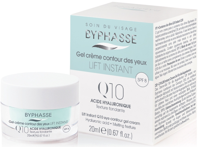 Liftingujący żel-krem pod oczy - Byphasse Lift Instant Eyes Gel Cream Q10