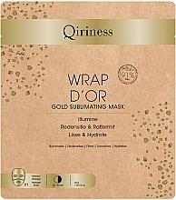 Kup Hydrożelowa maseczka na twarz z 24-karatowym złotem - Qiriness Wrap d’Or Gold Sublimating Mask