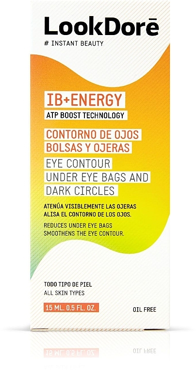 Lekki krem-fluid na okolice oczu - LookDore IB+Enrgy Eye Contour Cream — Zdjęcie N3