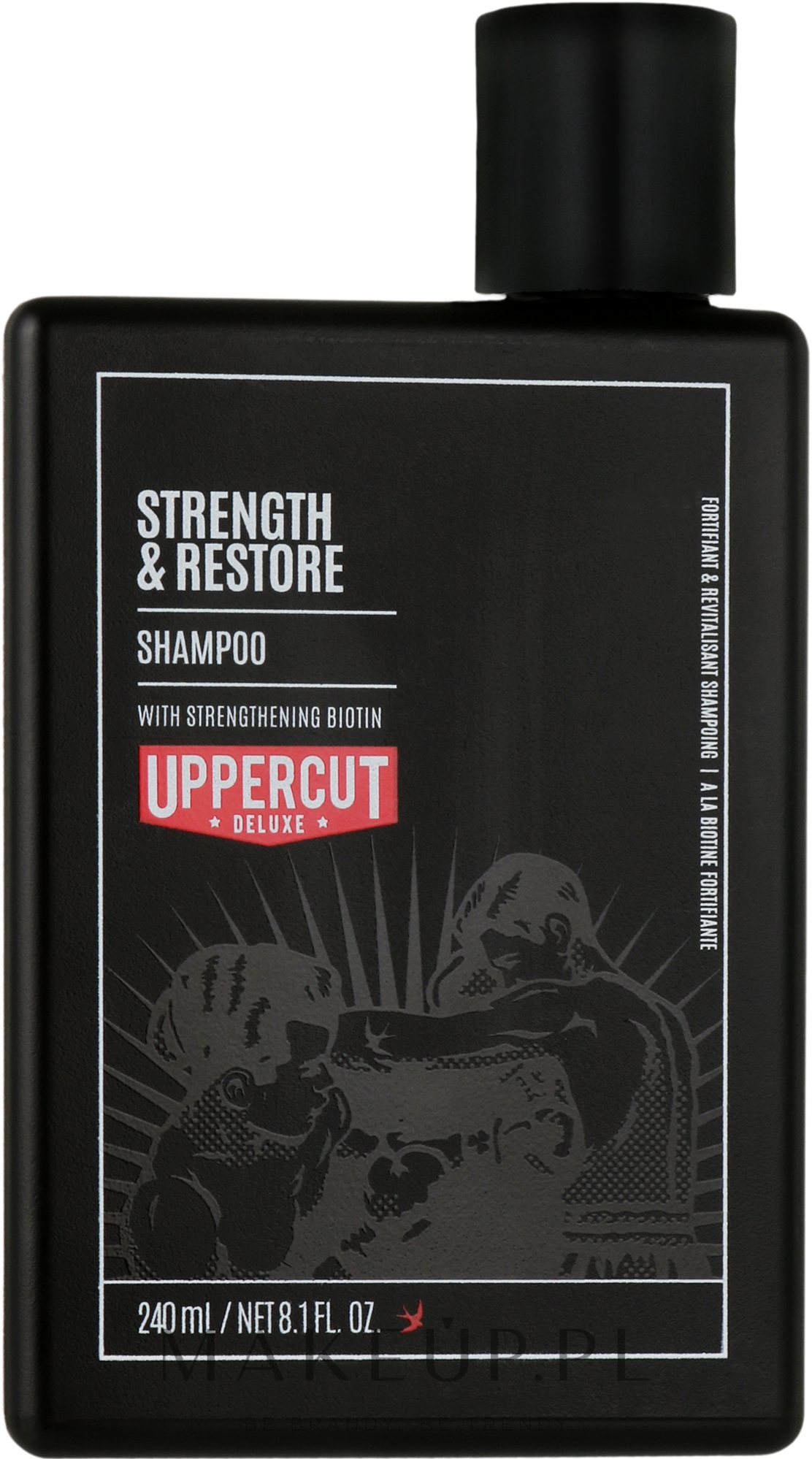 Szampon do włosów dla mężczyzn Siła i regeneracja - Uppercut Strength and Restore Shampoo — Zdjęcie 240 ml