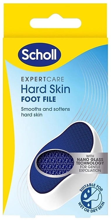 Ręczny pilnik do stóp z nanotechnologią - Scholl Expert Care Hard Skin Foot File — Zdjęcie N1