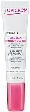 Kup PRZECENA! Rozjaśniający krem do okolic oczu - Topicrem Hydra+ Radiance Eye Contour Cream *