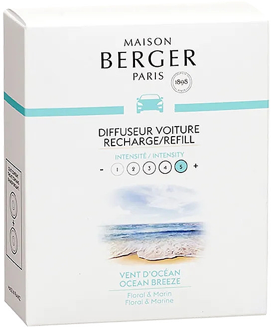 Maison Berger Ocean Breeze - Odświeżacz do samochodu (wkład uzupełniający) — Zdjęcie N1
