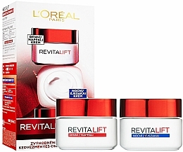 Zestaw - L'Oreal Paris Revitalift Classic Duopack (d/cr/50ml + n/cr/50ml) — Zdjęcie N1