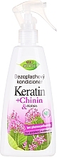 Kup Wzmacniająca odżywka bez spłukiwania przeciw wypadaniu włosów z keratyną i chininą - Bione Cosmetics Keratin + Quinine Leave-in Conditioner