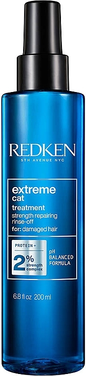 Spray do zniszczonych włosów - Redken Extreme Cat Protein Reconstructing Hair Treatment Spray — Zdjęcie N1