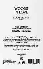 Roos & Roos Woods In Love - Woda perfumowana — Zdjęcie N3