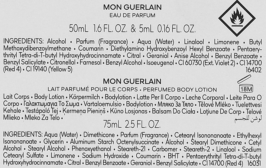 Guerlain Mon Guerlain - Zestaw (edp/50ml + b/lot/75ml + edp/mini/5ml) — Zdjęcie N3