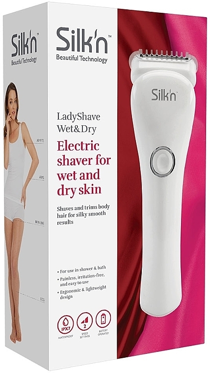 Golarka elektryczna - Silk'n LadyShave Wet&Dry — Zdjęcie N1