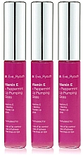 Zestaw błyszczyków - Dr. Eve_Ryouth Vitamin E And Peppermint Lip Plumps (lip/gloss/3 x 8ml) — Zdjęcie N1