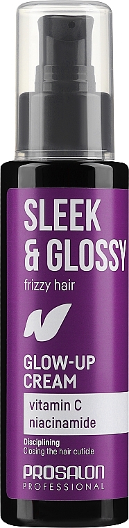 Krem nabłyszczający do włosów - Prosalon Sleek & Glossy Clow-Up Cream — Zdjęcie N1