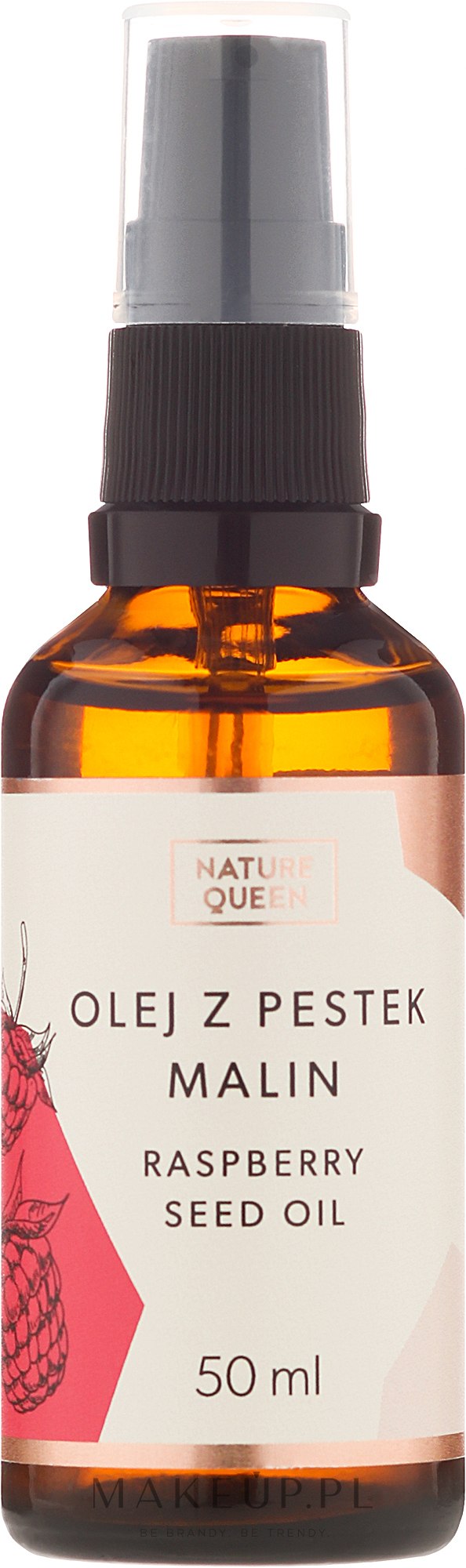 Olej z pestek malin - Nature Queen Raspberry Seed Oil — Zdjęcie 50 ml