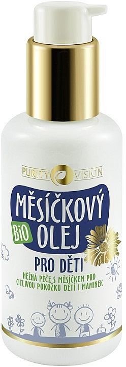Organiczny olej z nagietka dla niemowląt - Purity Vision Bio Calendula Oil — Zdjęcie N1